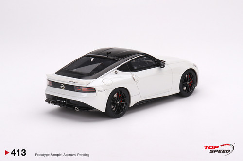 1/18 Top Speed 2023 Nissan Fairlady Z Version ST (Everest White) RHD Resin Car Model