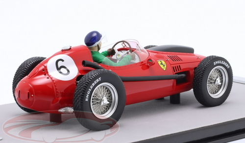 1/18 Tecnomodel 1958 Formula 1 Mike Hawthorn Ferrari 246 #6 2nd Morocco GP formula 1 World Champion Resin Car Model