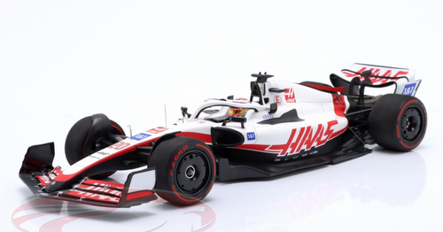1/18 Minichamps 2022 Formula 1 Kevin Magnussen Haas VF-22 #20 5th Bahrain GP Car Model