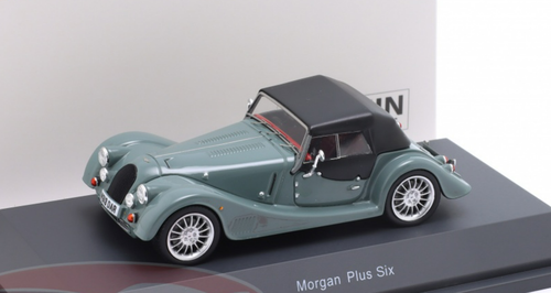 1/43 Schuco Morgan Plus Six Closed Top (Grey) Car Model
