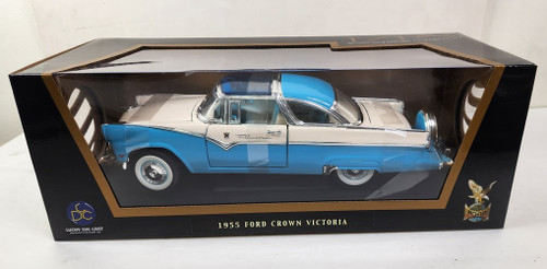 1/18 Road Signature 1955 Ford Crown Victoria (Blue) Diecast Car Model