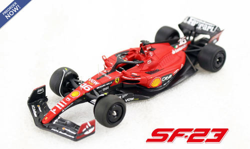 1/43 BBR 2023 Formula 1 Ferrari SF23 Bahrain GP #16 Charles Leclerc Car Model