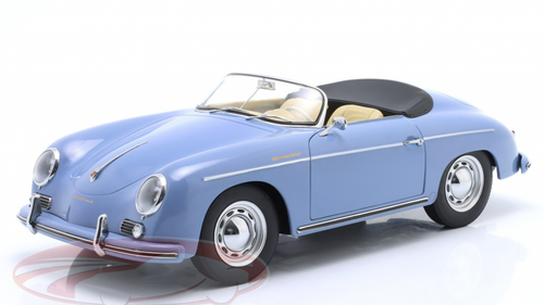 1/12 KK-Scale 1955 Porsche 356 A Speedster (Light Blue) Diecast Car Model