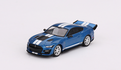 1/64 Mini GT Ford Shelby GT500 Dragon Snake Concept (Ford Performance Blue) Diecast Car Model