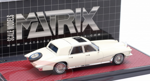 1/43 Matrix 1971 Stutz Duplex Sedan (White) Car Model