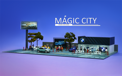 1/64 Magic City BMW Dealership Diorama (car models & figures NOT included)