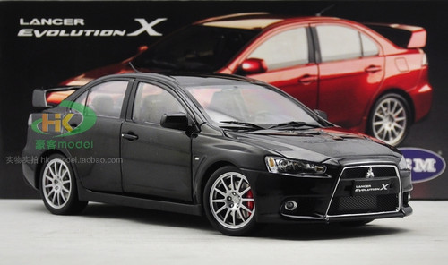 1/18 Onemodel Mitsubishi Lancer Evo X Evolution X (Black) Car