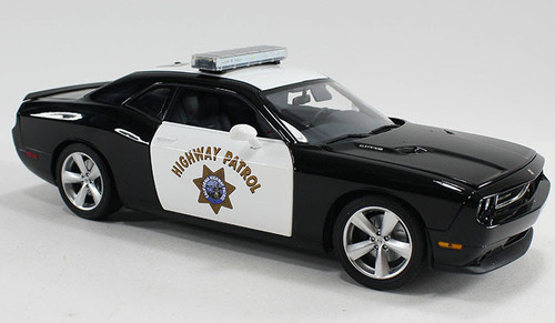 1/18 ACME 2009 Dodge Challenger SRT8 CHIPS Highway Patrol Diecast Car Model