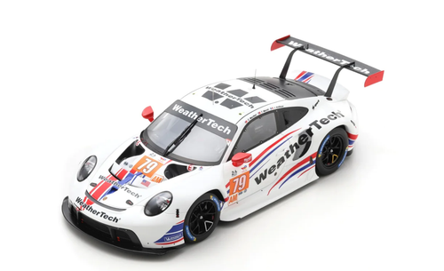 1/18 Spark 2022 Porsche 911 RSR-19 #79 24h LeMans WeatherTech Racing Cooper MacNeil, Julien Andlauer, Thomas Merrill Car Model