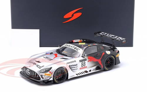 1/18 Spark 2022 Mercedes-Benz AMG GT3 #88 Winner 24h Spa AMG Team AKKodis ASP Raffaele Marciello, Daniel Juncadella, Jules Gounon Car Model