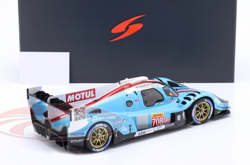 1/18 Spark 2022 Glickenhaus 007 LMH #708 Pole Position 6h Monza WEC Glickenhaus Racing Romain Dumas, Olivier Pla, Luis Derani Car Model