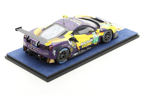 1/18 Looksmart 2022 Ferrari 488 GTE Evo #74 24h LeMans Riley Motorsports Felipe Fraga, Sam Bird, Shane van Gisbergen Car Model