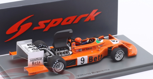 1/43 Spark 1975 Formula 1 Vittorio Brambilla March 751 #9 British GP Car Model
