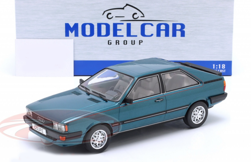 1/18 Modelcar Group 1980 Audi Coupe GT (Turquoise Blue Metallic) Car Model