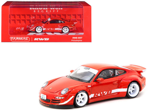 1/64 Tarmac Works RWB 997 Philadelphia Diecast Car Model