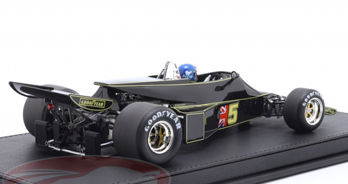 1/18 GP Replicas 1976 Formula 1 Ronnie Peterson Lotus 77 #5 Brazilian GP Car Model with Driver Figure