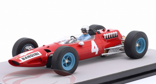 1/18 Tecnomodel 1965 Formula 1 Lorenzo Bandini Ferrari 512 #4 4th Italian GP Car Model