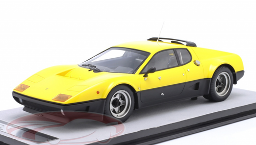 1/18 Tecnomodel 1978 Ferrari 512 BB Clienti Corsa (Modena Yellow) Car Model