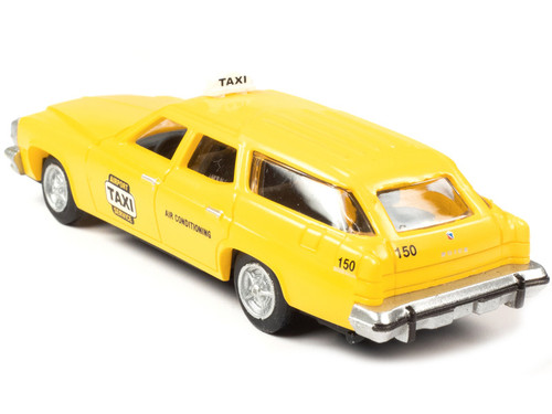 1974 Buick Estate Station Wagon Taxi Yellow 1/87 (HO) Scale Model by Classic Metal Works