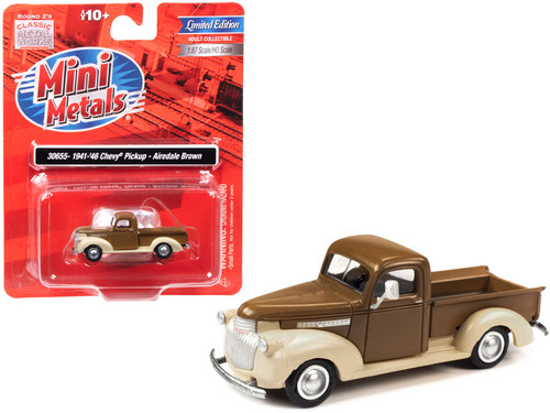 セレクト21 1941-1946 Chevrolet Pickup Truck Brown and Black 
