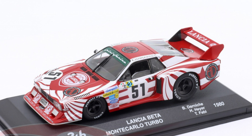 1/43 Altaya 1980 Lancia Beta Monte Carlo Turbo #51 24h LeMans Scuderia Lancia Corse Hans Heyer, Bernard Darniche, Teo Fabi Car Model