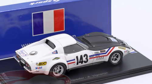 1/43 Spark 1974 Chevrolet Corvette C3 #51 24h LeMans Henri Greder