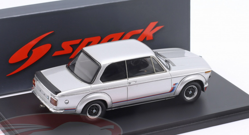 1/43 Spark 1973 BMW 2002 Turbo (Silver) Car Model