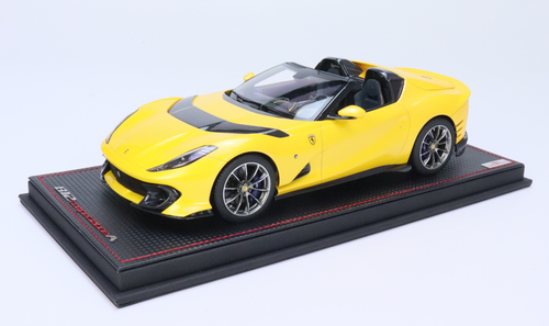 1/18 MR Collection Ferrari 812 Competizione A (Giallo Tristrato Yellow) Resin Car Model