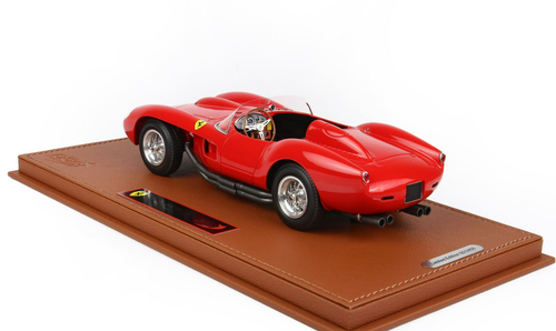 1/18 BBR 1957 Ferrari 250 Testarossa (White with Blue Stripe