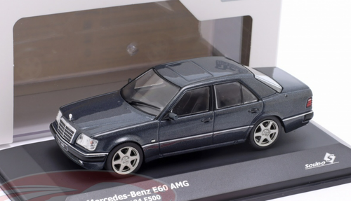 1/43 Solido 1994 Mercedes-Benz E60 (W124) AMG (Sapphire Black Metallic) Diecast Car Model