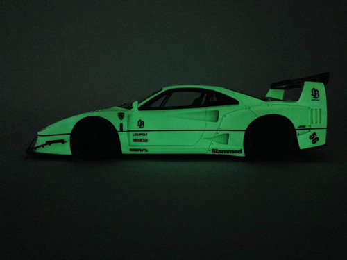 1/18 VIP Scale Models Ferrari F40 LBWK Noctilucence Green Resin Car Model Limited 66 Pieces