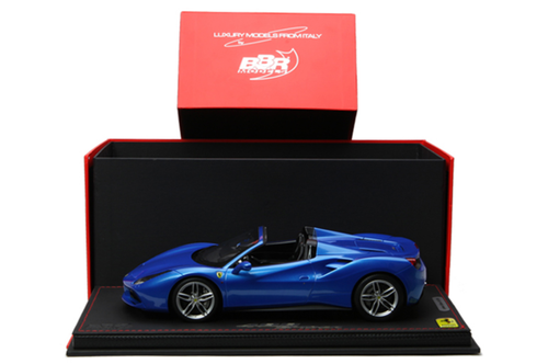 1/18 BBR Ferrari 488 Spider (Blue) Resin Car Model Limited 288