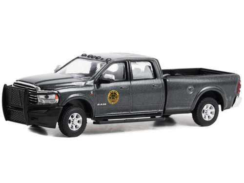 2020 Dodge Ram 2500 Pickup Truck Dark Gray Metallic "Montana Livestock Association" "Yellowstone" (2018-Current) TV Series "Hollywood Series" Release 39 1/64 Diecast Model Car by Greenlight
