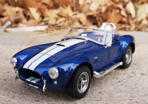 1/24 Welly FORD MUSTANG SHELBY COBRA 427 S/C (Blue) Diecast Car Model