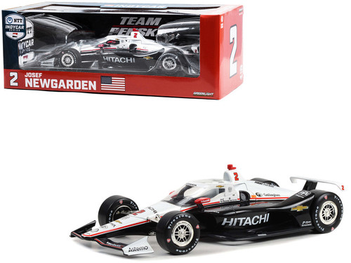 Dallara IndyCar #2 Josef Newgarden "Hitachi" Team Penske "NTT IndyCar Series" (2023) 1/18 Diecast Model Car by Greenlight