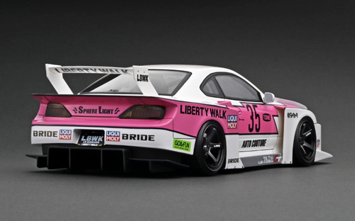 1/18 Ignition Model LB-Super Silhouette S15 Nissan Silvia White/Pink