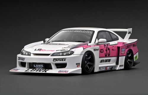 1/18 Ignition Model LB-Super Silhouette S15 Nissan Silvia White/Pink