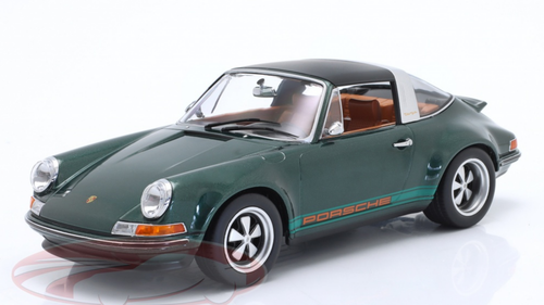 1/18 KK-Scale Porsche 911 964 Targa Singer Design (Dark Green Metallic) Car Model