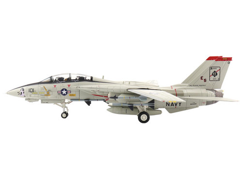 Grumman F-14A Tomcat "Queen of Spades" Fighter Aircraft "Black Aces" "VF-41 Operation Desert Storm" (June 1991) "Air Power Series" 1/72 Diecast Model by Hobby Master