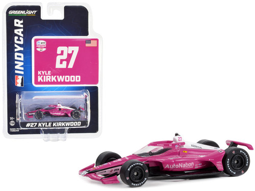 Dallara IndyCar #27 Kyle Kirkwood "AutoNation" Andretti Autosport "NTT IndyCar Series" (2023) 1/64 Diecast Model Car by Greenlight