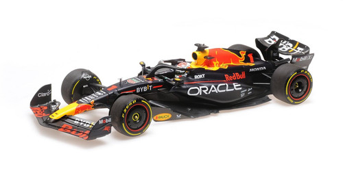 1/18 Minichamps 2023 Formula 1 Oracle Red Rull Racing RB19 Max Verstappen Winner Monaco GP Car Model