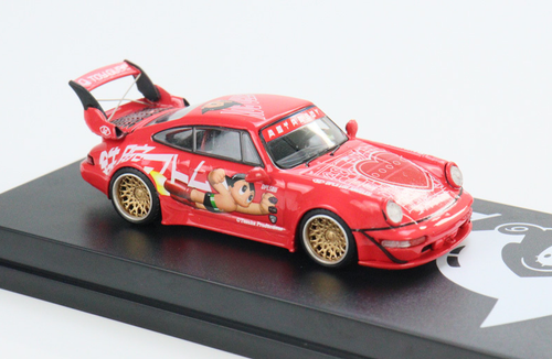 1/64 DPLS Porsche 911 964 RWB Astroboy (Red) Car Model