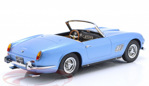 1/18 KK-Scale 1960 Ferrari 250 GT California Spyder (Light Blue Metallic) Car Model