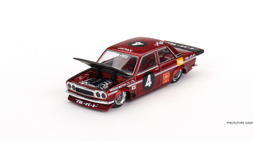 Kaido House x MINI GT 1:64 Datsun 510 Pro Street HKS V1 / Nissan Fairlady Z