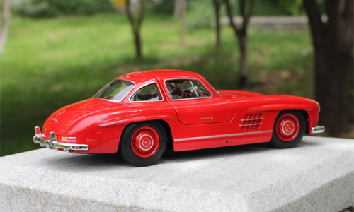 1/24 Welly FX Mercedes-Benz Mercedes MB 300 SL 300SL (Red) Diecast Car Model