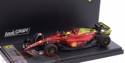 1/43 LookSmart 2022 Formula 1 Charles Leclerc Ferrari F1-75 #16 2nd Italy GP Car Model