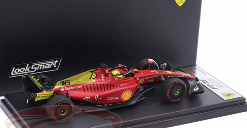 1/43 LookSmart 2022 Formula 1 Charles Leclerc Ferrari F1-75 #16 2nd Italy GP Car Model