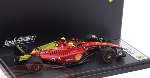 1/43 LookSmart 2022 Formula 1 Carlos Sainz Jr. Ferrari F1-75 #55 4th Italy GP Car Model