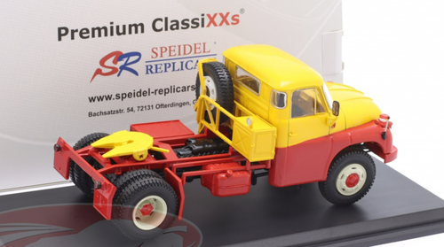 1/43 Premium Classixxs Tatra T138 NT SZM (Red & Yellow) Car Model