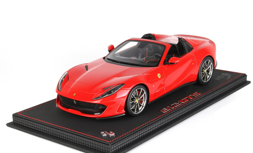 1/18 BBR 2019 Ferrari 812 GTS (Racing Red 322) with Red Calipers Resin Car Model Limited 48 Pieces